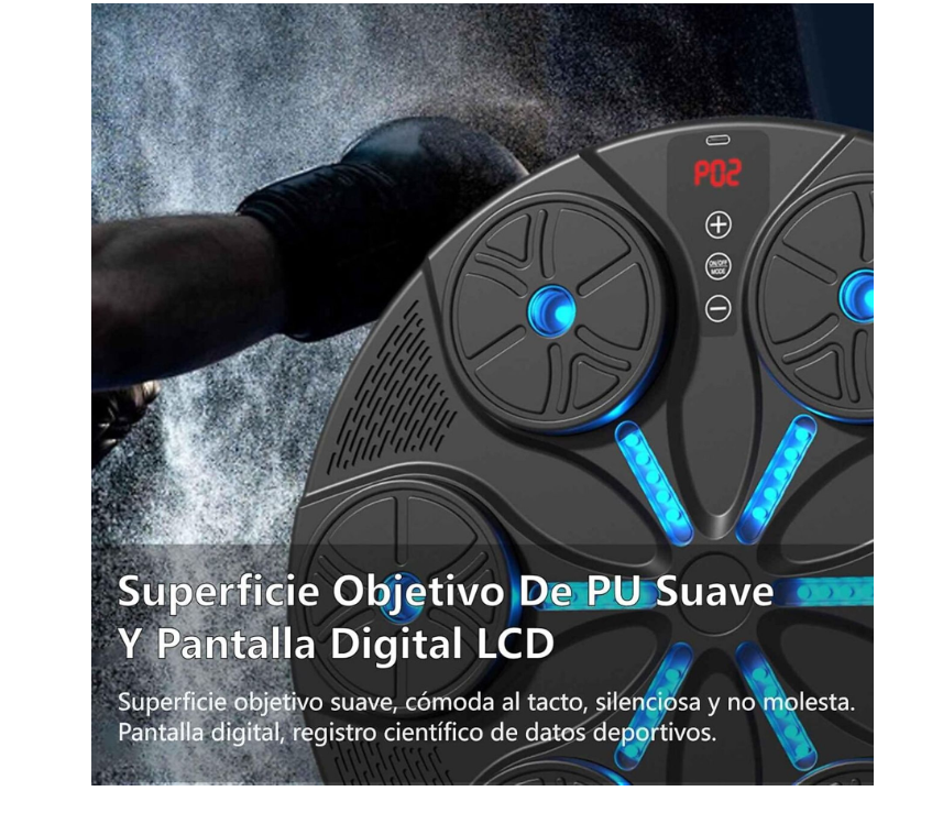 MAQUINA DE BOXEO INTELIGENTE YK-001 +GUANTES NEGROS GRATIS