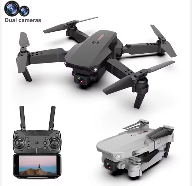 DRON CON DOBLE CAMARA 4K+MALETÍN GRATIS
