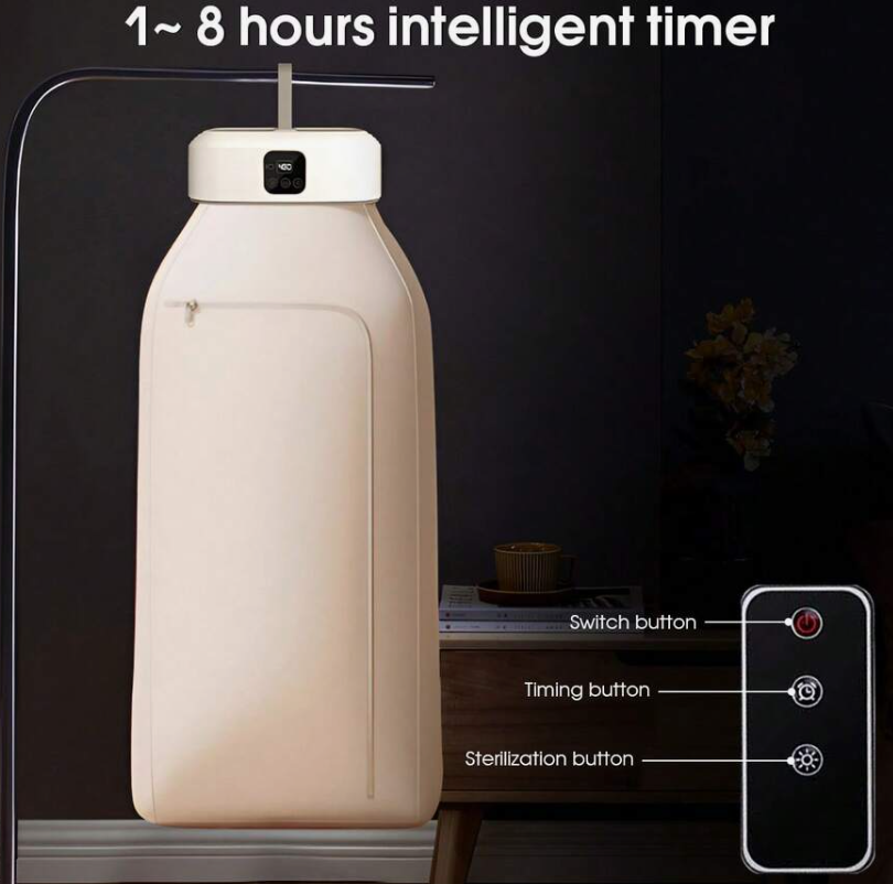 Secadora eléctrica portátil con temporizador