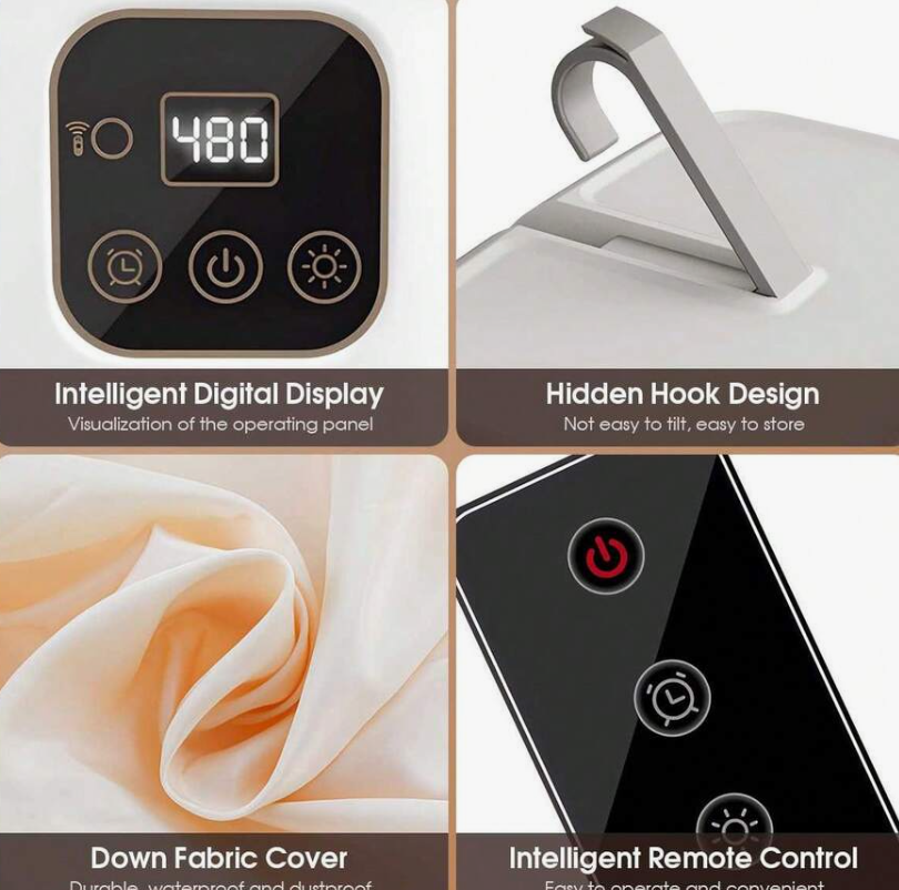 Secadora eléctrica portátil con temporizador